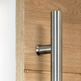 Inline Pull Handle External Door Hidden Fitting
