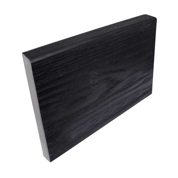 Black 7" (175mm) Wide Mock Tudor Board Replica Wood External UPVC Polyeurathane Plank