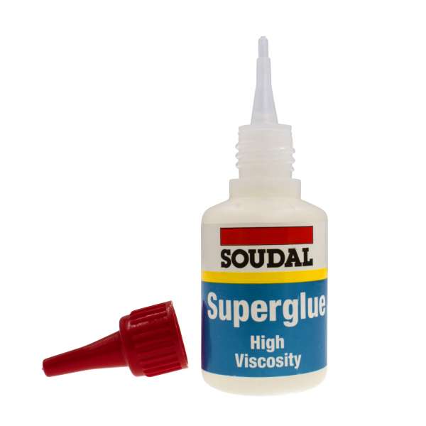 Precision nozzle of Soudal 115107 High Viscosity Superglue Adhesive