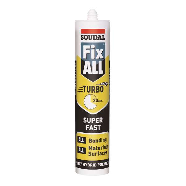 Soudal Fix ALL Flexi Crystal Turbo and High Tack single