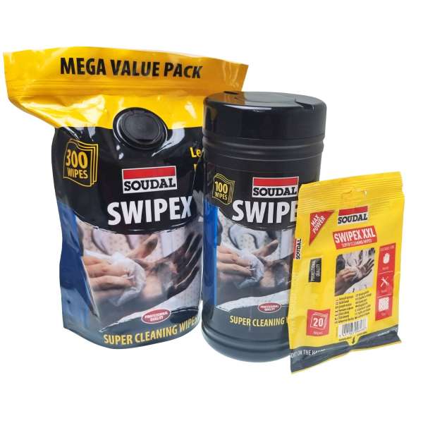Soudal Swipex Super Cleaning Wipes heavy duty professional