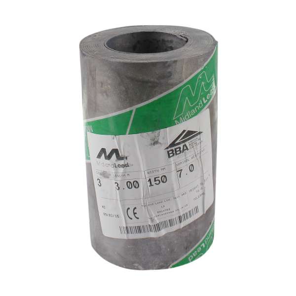 150mm (6&quot;) Lead Flashing Roll (Code 3)