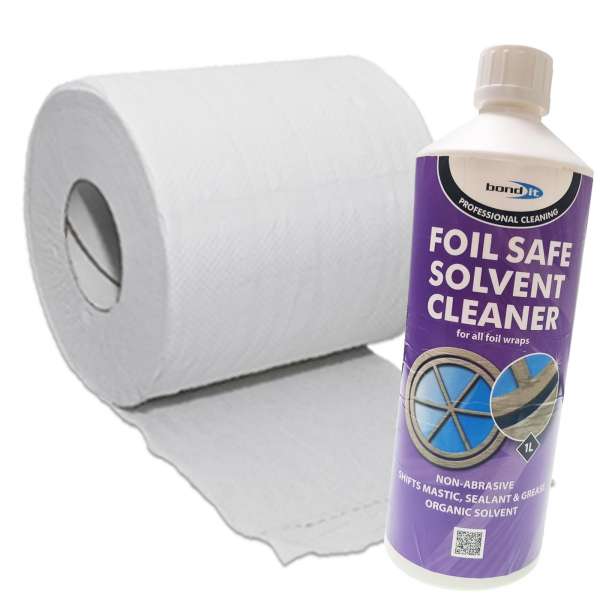Foil Safe Solvent Cleaner + Tissue