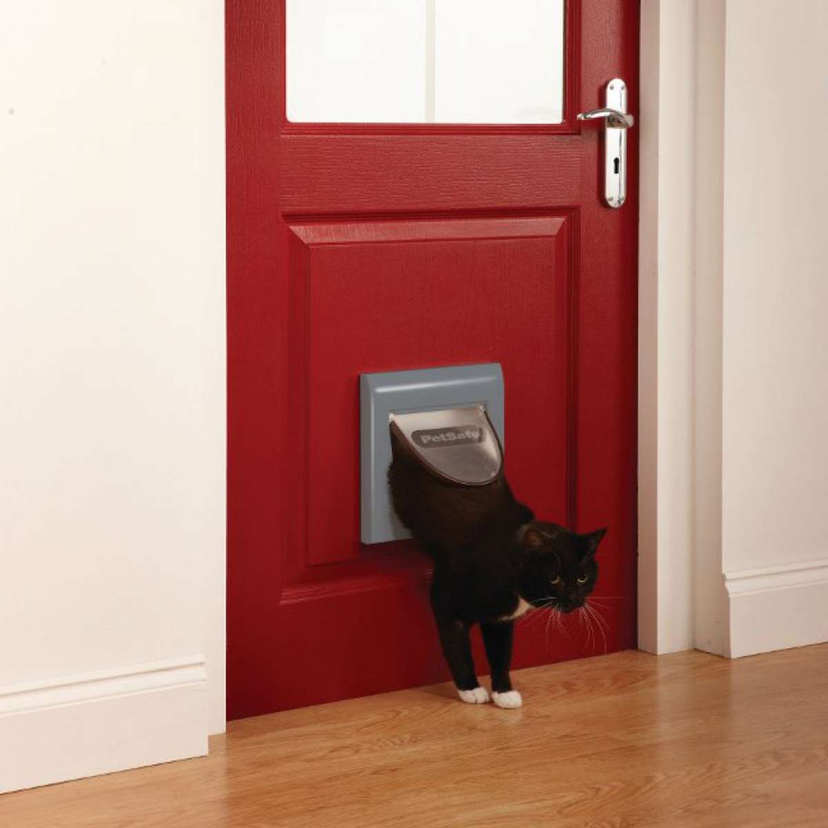 PetSafe Classic 4Way Pet Door Cat Flap with Manual and Collar Key Entry Truly PVC