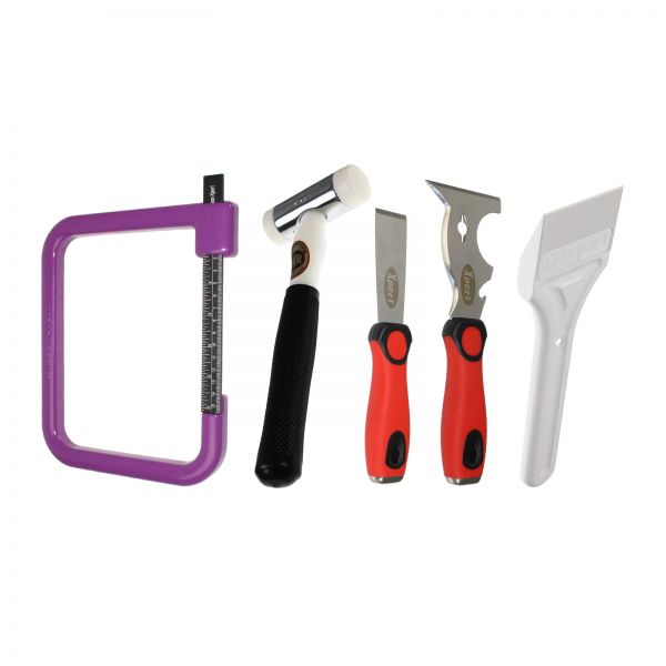Glass Gauge, Hammer, Shovel &amp; Knife Tool Kit