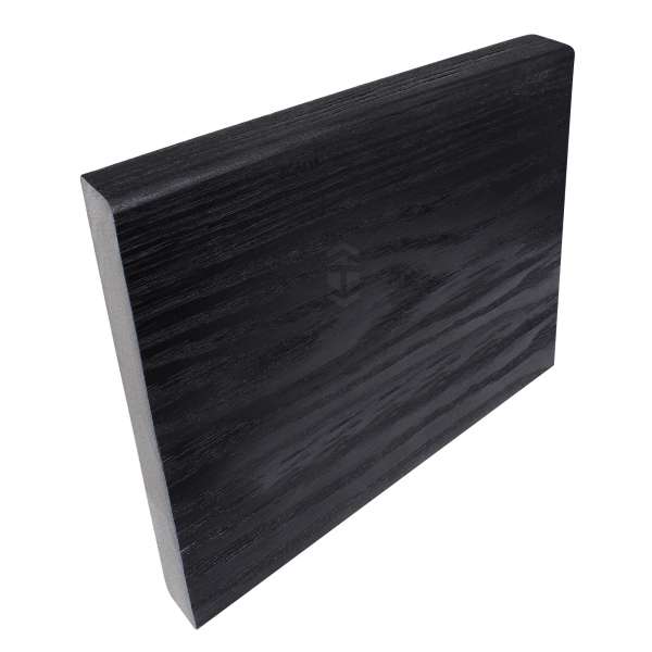 Black 8" (200mm) Mock Tudor Board Composite Polyurethane Plank