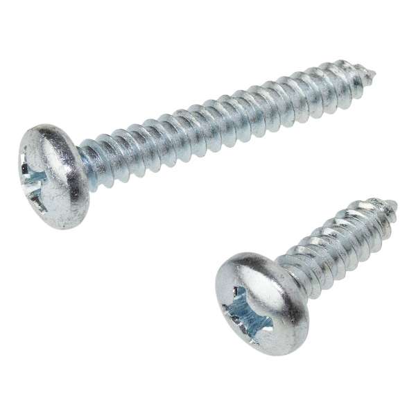 Heavy Duty Self-Supporting Glazing Bar Pan Head Self-Tapping Screw Fixings (5 Bar Pack)