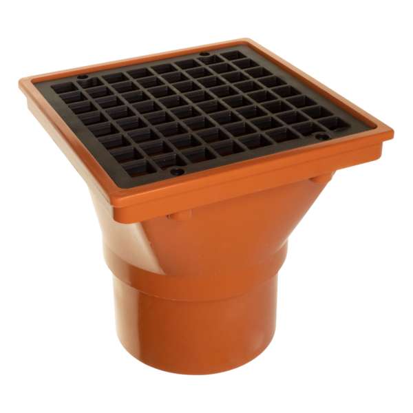Square Hopper for 110mm Plastic PVC-u Underground Drainage System Fittings